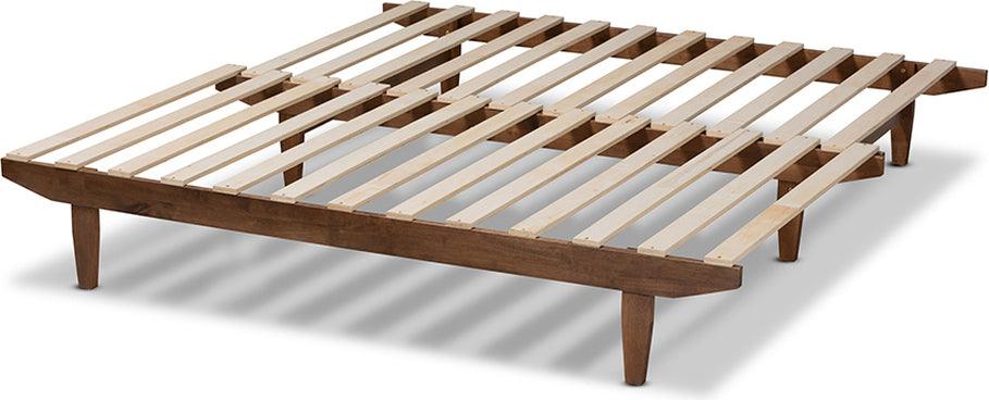 Wholesale Interiors Beds - Hiro Twin to King Bed Walnut