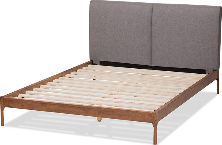Wholesale Interiors Beds - Aveneil King Bed Gray & Walnut Brown