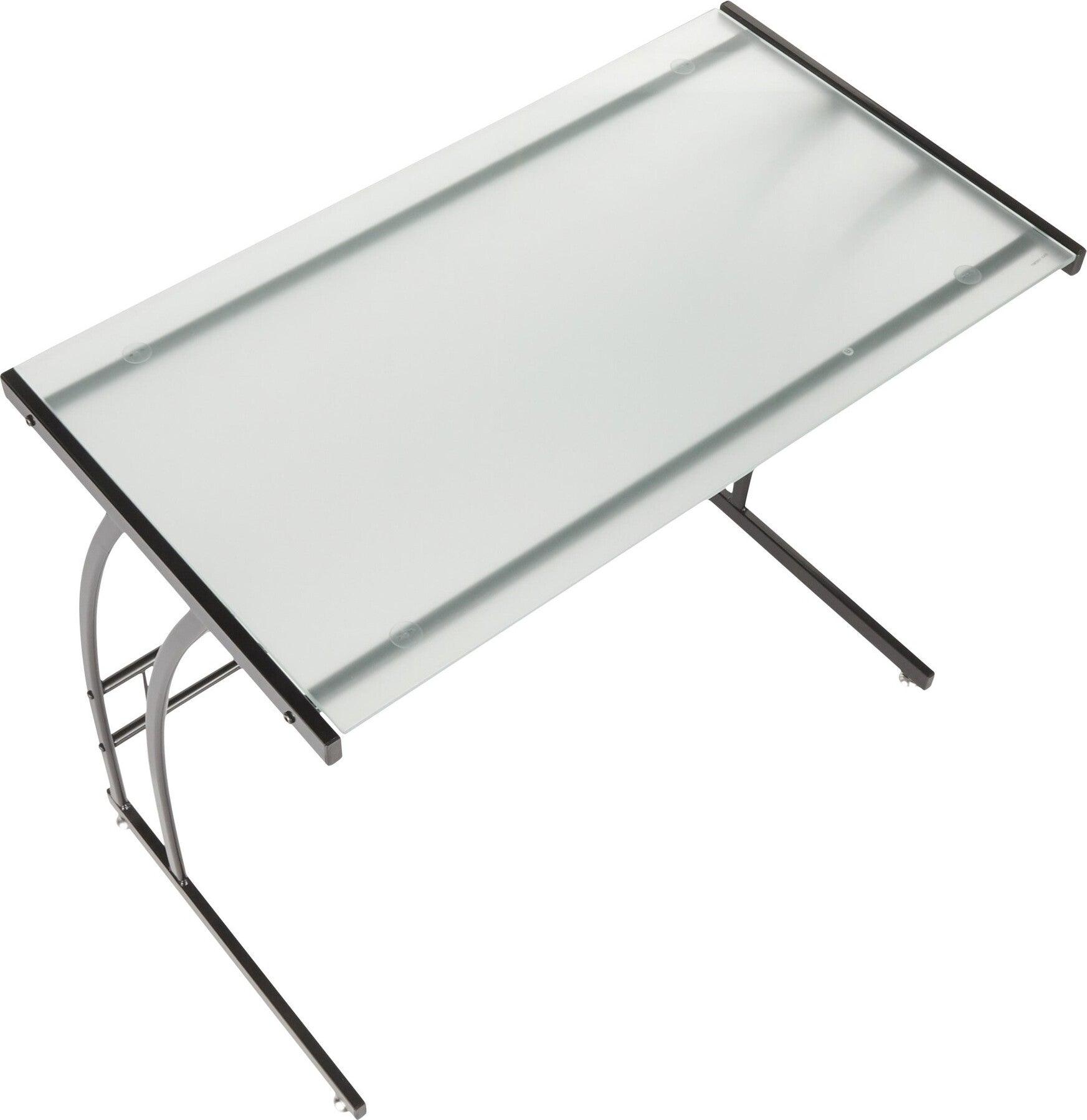 Lumisource Desks - Single Bit Computer Desk Black & White