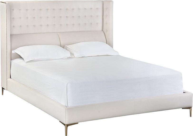 SUNPAN Beds - Cairo Bed - Queen - Antonio Porcelain Cream