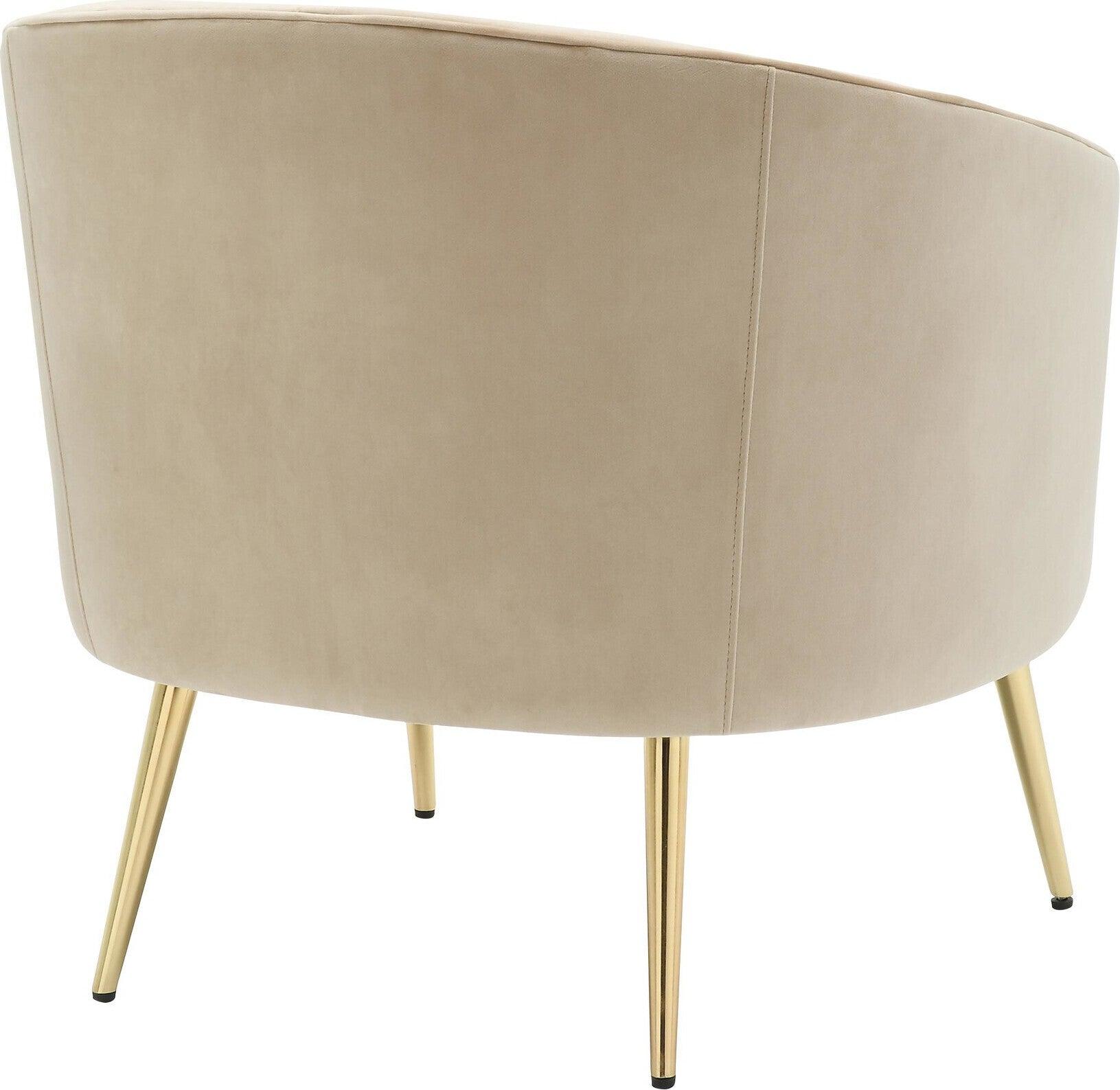 Lumisource Accent Chairs - Tania Accent Chair Gold & Champagne