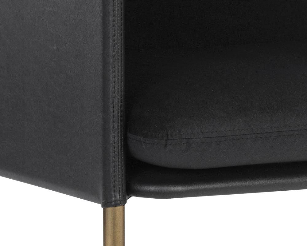 SUNPAN Accent Chairs - Bellevue Lounge Chair Abbington Black & Bravo Black