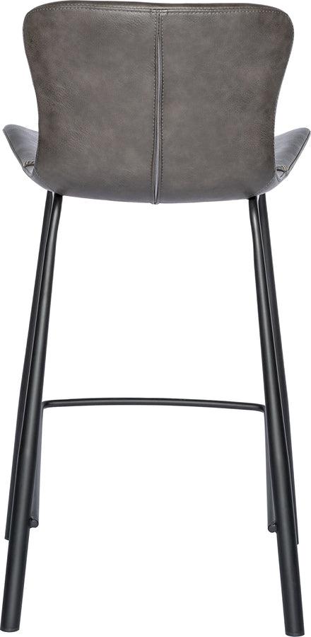 Euro Style Barstools - Melody Counter Stool in Dark Gray - Set of 2