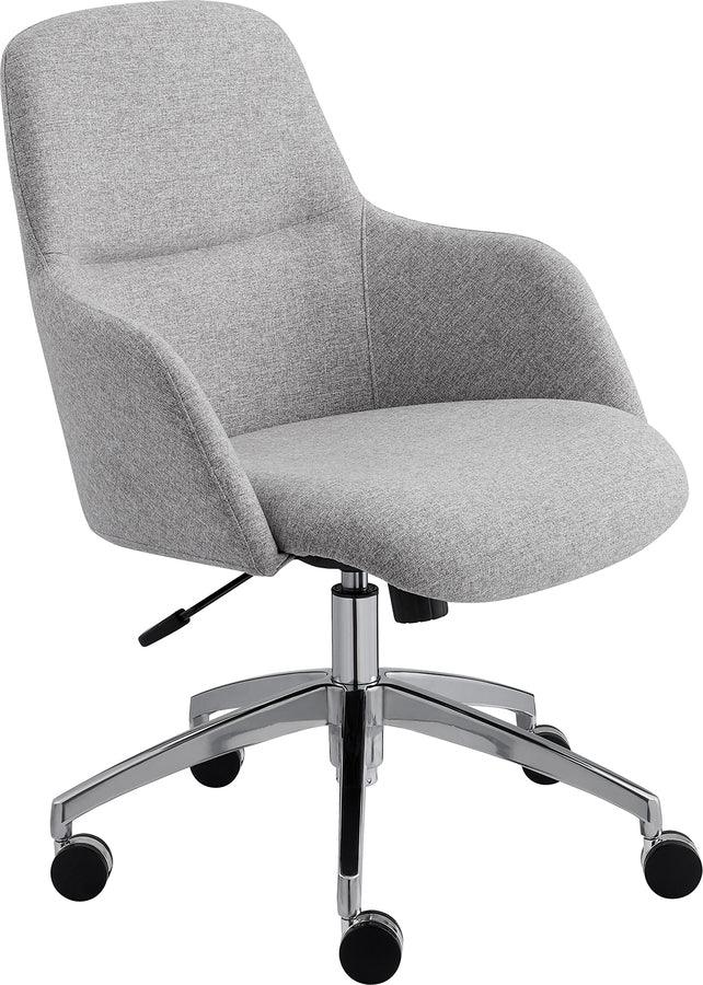 Euro Style Task Chairs - Minna Office Chair Light Gray