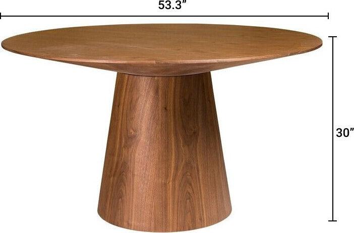 Wesley 53" Dining Table Walnut