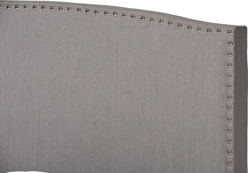 Wholesale Interiors Beds - Morgan Queen Bed Gray & Black