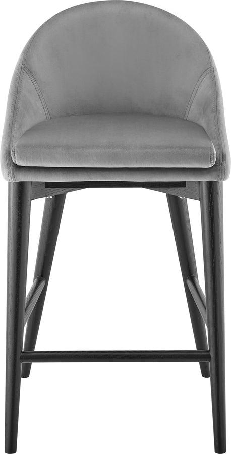 Euro Style Barstools - Baruch Counter Stool Gray