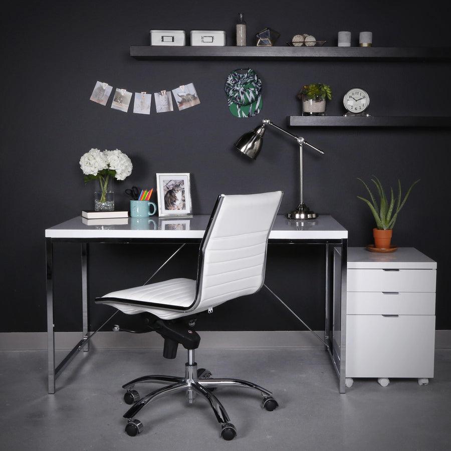 Euro Style File Cabinets - Gilbert File Cabinet White