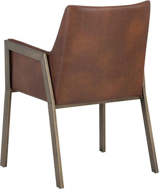 SUNPAN Dining Chairs - Bernadette Dining Armchair - Bravo Cognac