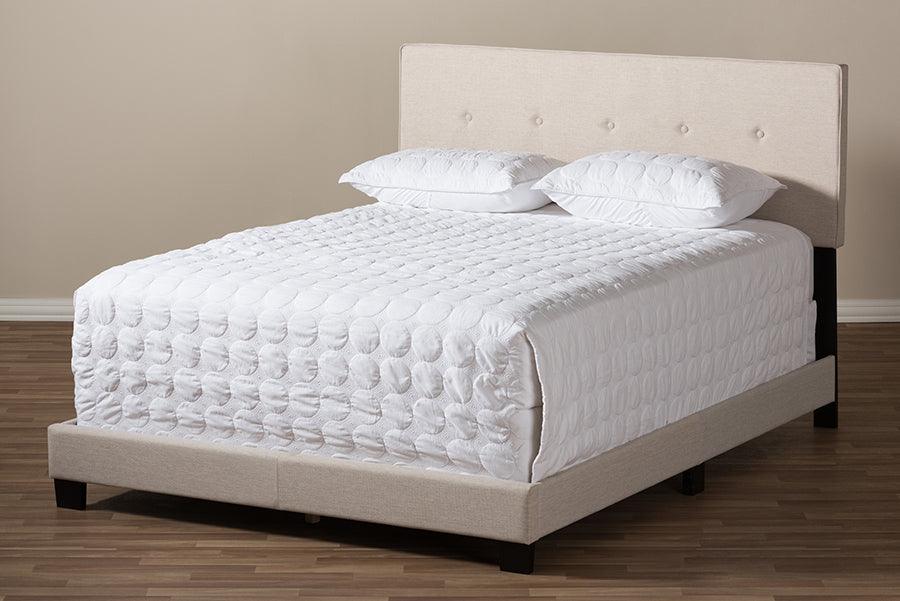 Wholesale Interiors Beds - Hampton Full Bed Light Beige