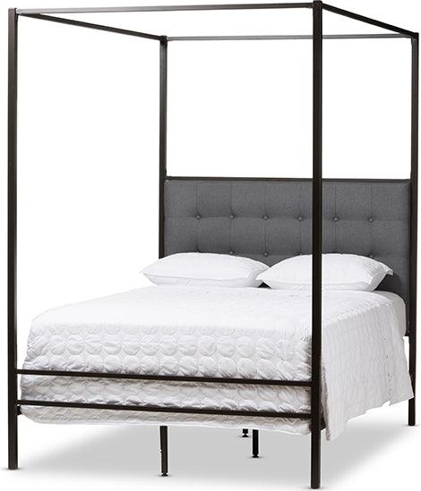 Wholesale Interiors Beds - Eleanor Queen Bed Black