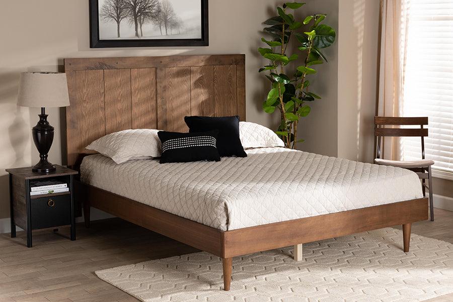 Wholesale Interiors Beds - Nicola Full Bed Ash Walnut