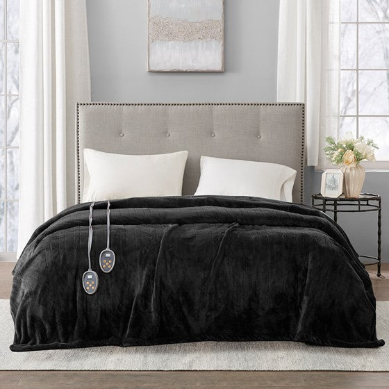 Olliix.com Heated Blankets - Blanket Black Queen