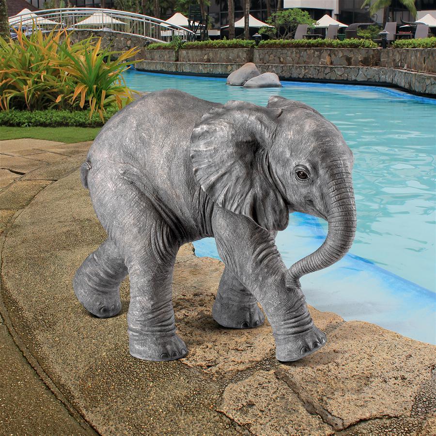 Design Toscano Garden Lovers Gifts - Eloise The Baby Calf Elephant Statue