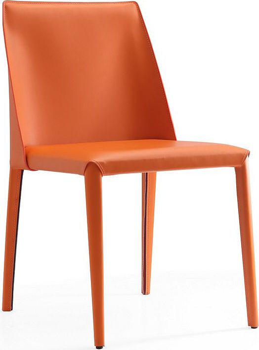 Manhattan Comfort Dining Chairs - Paris Coral Dining Chairs (Set of 8)