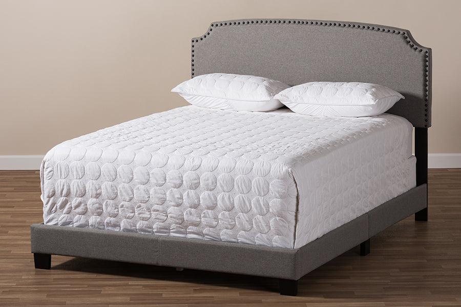 Wholesale Interiors Beds - Odette Full Bed Light Gray