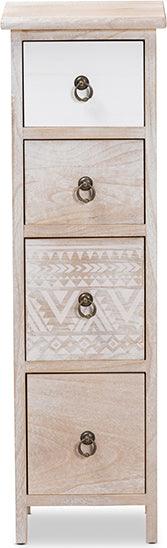 Wholesale Interiors Bedroom Organization - Seanna Modern and Contemporary Multi-Colored Wood 4-Drawer Storage Unit