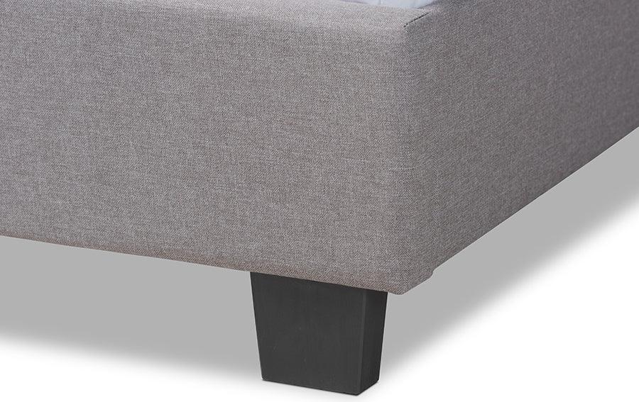 Wholesale Interiors Beds - Ansa Twin Bed Gray & Black