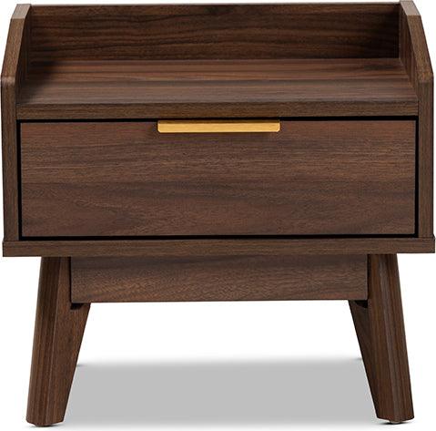 Wholesale Interiors Nightstands & Side Tables - Lena Nightstand Walnut