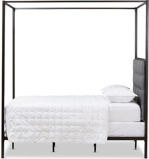 Wholesale Interiors Beds - Eleanor Queen Bed Black