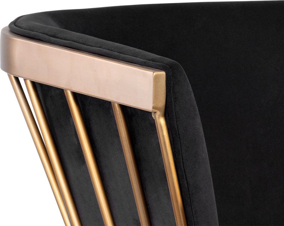 SUNPAN Dining Chairs - Caily Dining Armchair - Abbington Black