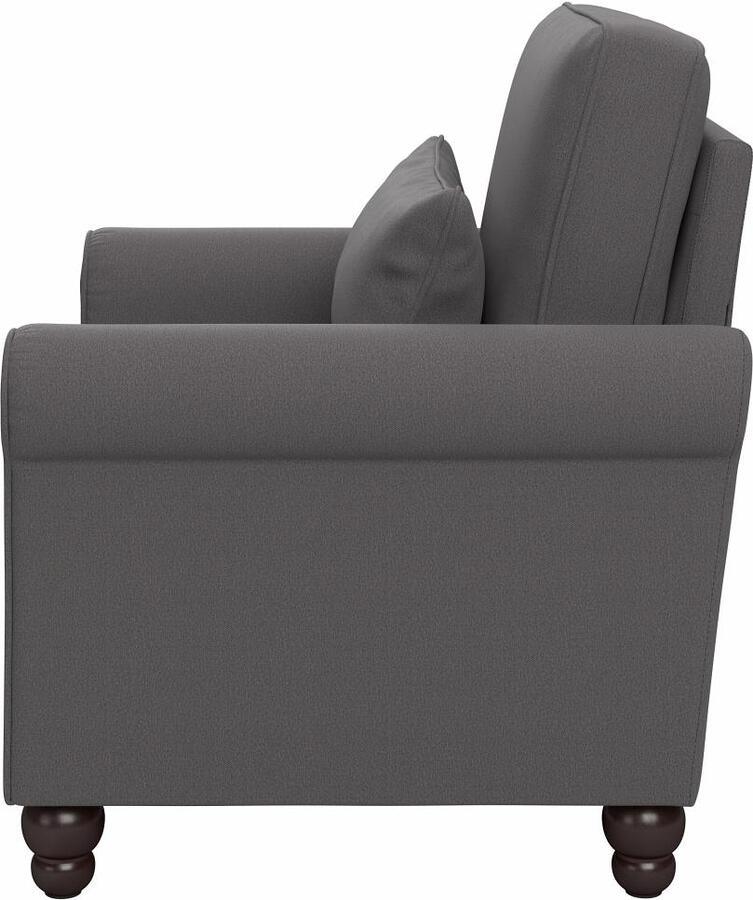 Bush Business Furniture Accent Chairs - Accent Chair with Arms French Gray Herringbone Fabric N