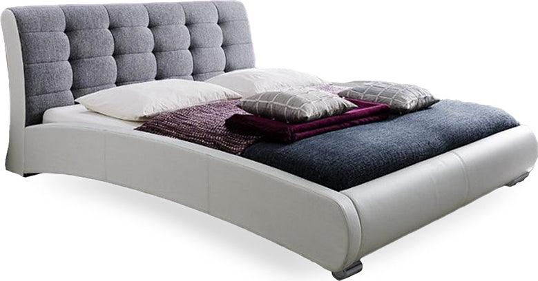 Wholesale Interiors Beds - Guerin Queen Bed White/Gray