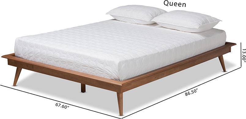 Wholesale Interiors Beds - Karine King Frame Bed Ash Walnut