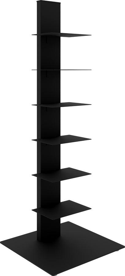 Euro Style Bookcases & Display Units - Sapiens 38" Bookcase/Shelf/Shelving Tower in Anthracite