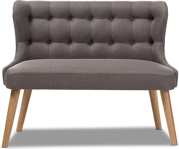 Wholesale Interiors Benches - Melody Settee BenchGray & Natural
