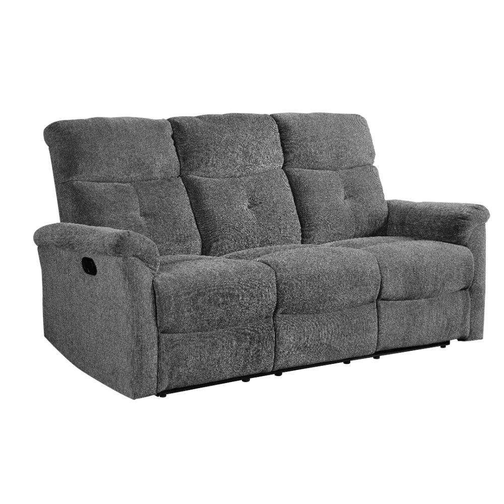 ACME Furniture Sofas & Couches - ACME Treyton Sofa (Motion), Gray Chenille