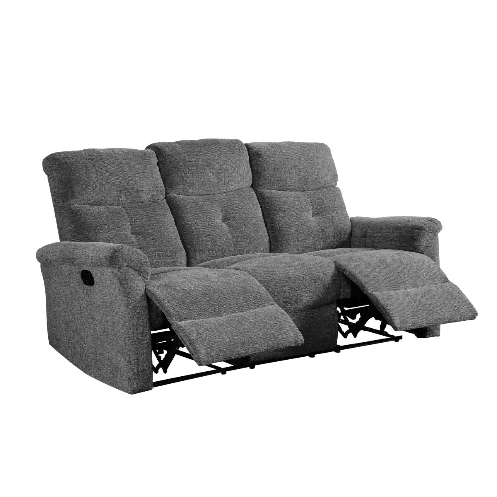 ACME Furniture Sofas & Couches - ACME Treyton Sofa (Motion), Gray Chenille