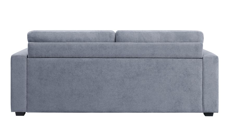 ACME Furniture Sofas & Couches - ACME Rogyne Storage Sofa, Gray Linen