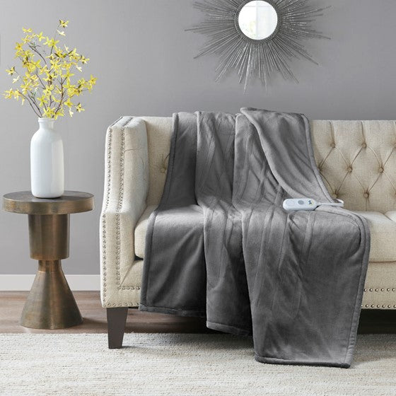 Throw Dark Grey