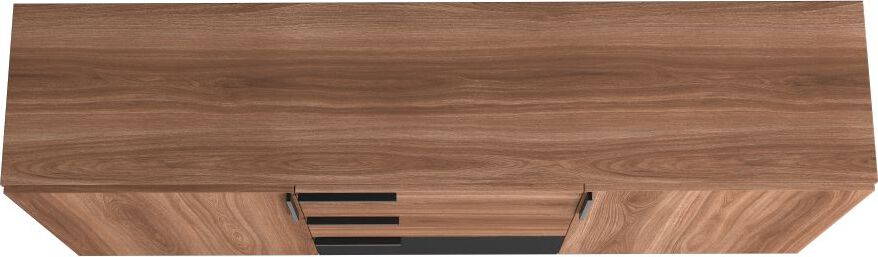 Manhattan Comfort Buffets & Cabinets - Beekman 62.99 Sideboard in Brown and Black