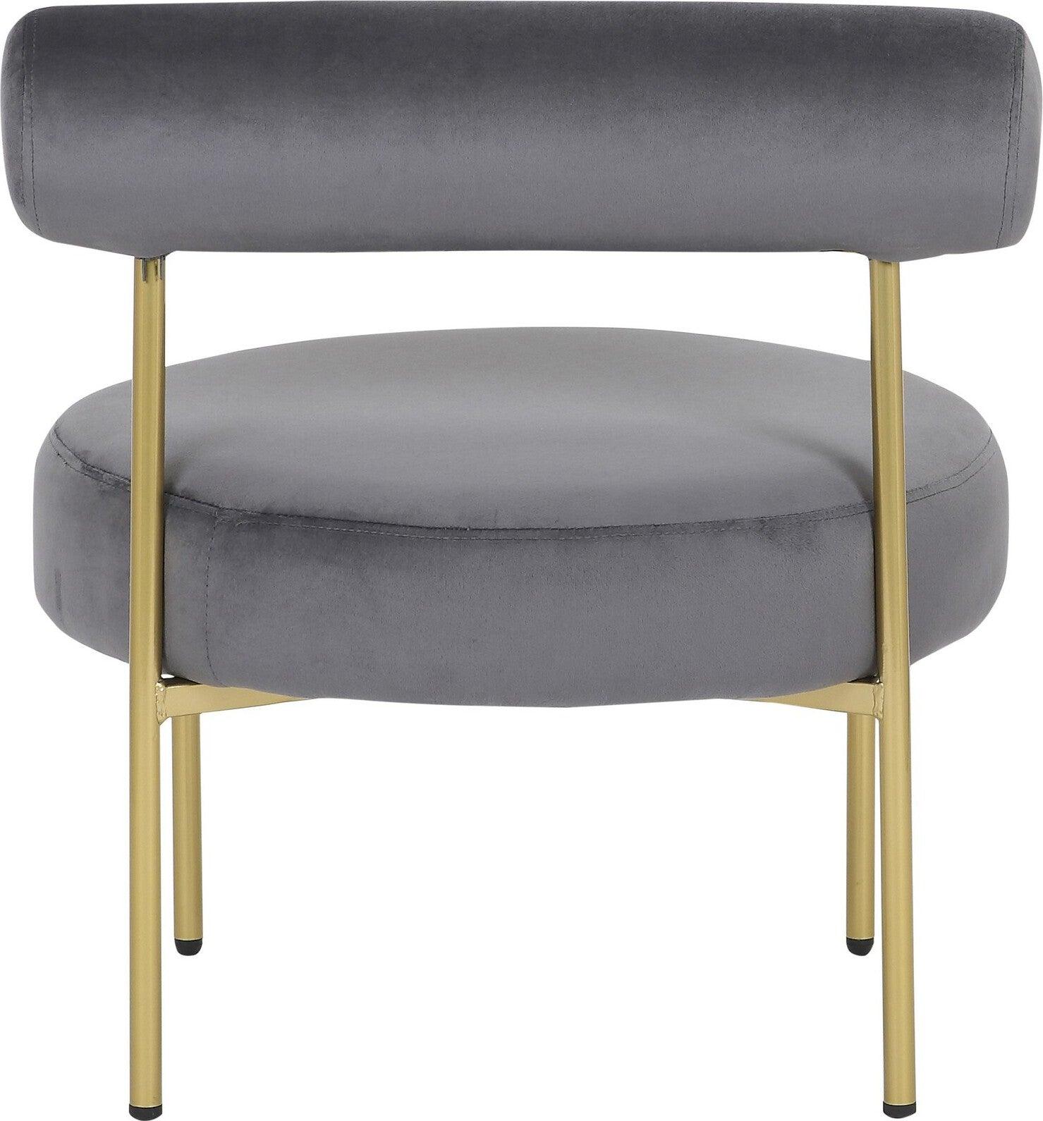 Lumisource Accent Chairs - Rhonda Accent Chair Gold & Silver