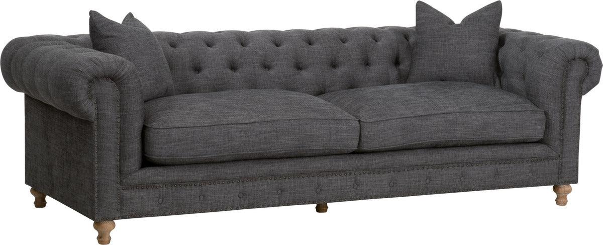 Essentials For Living Sofas & Couches - Jaxon 103" Chesterfield Sofa Natural