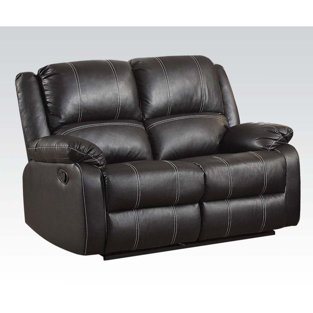 ACME Furniture Sofas & Couches - Loveseat (Motion), Black PU 52286