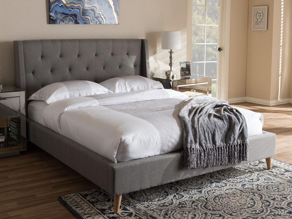 Wholesale Interiors Beds - Adelaide King Bed Light Gray