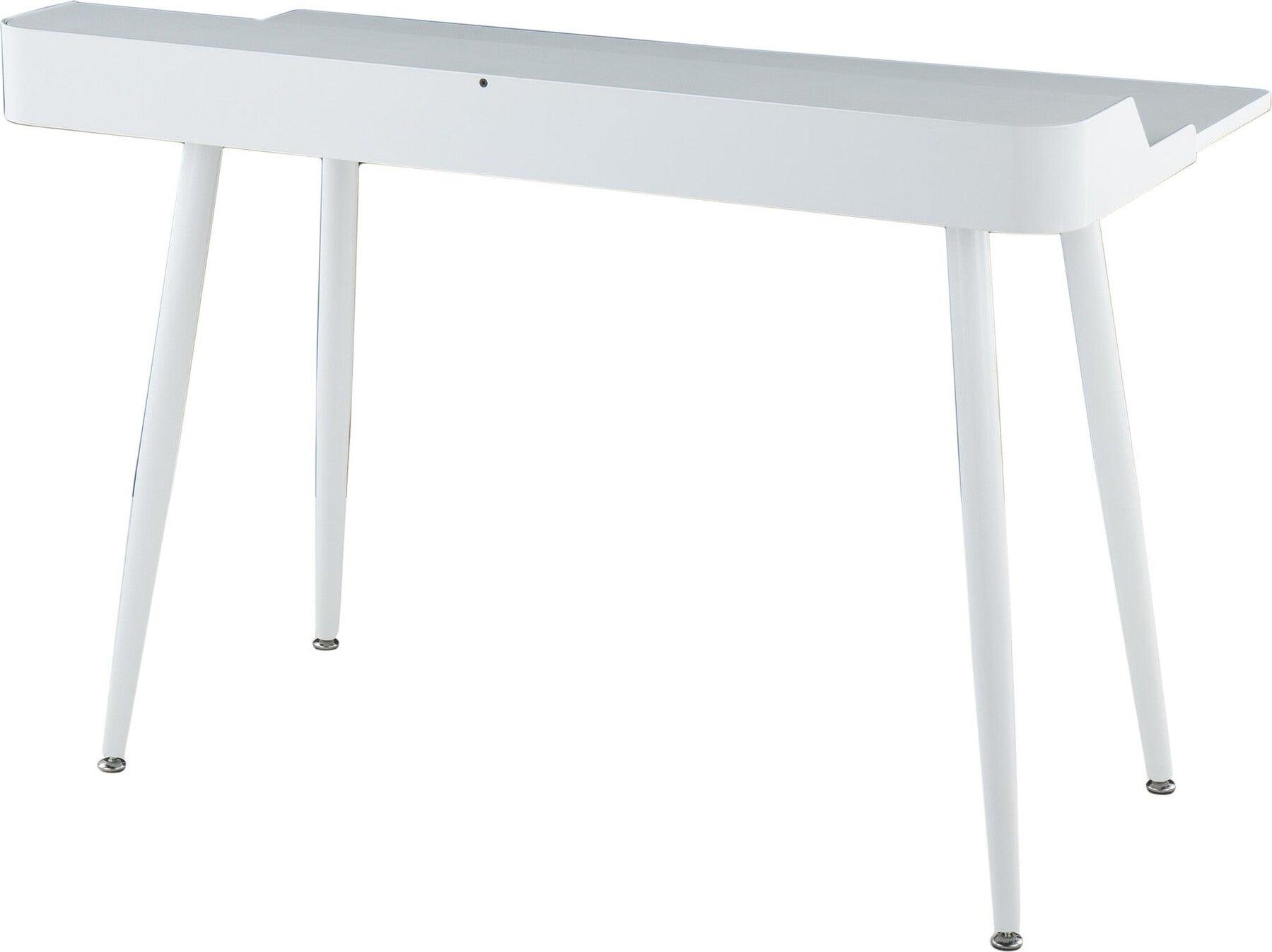 Lumisource Desks - Harvey Desk White & Natural