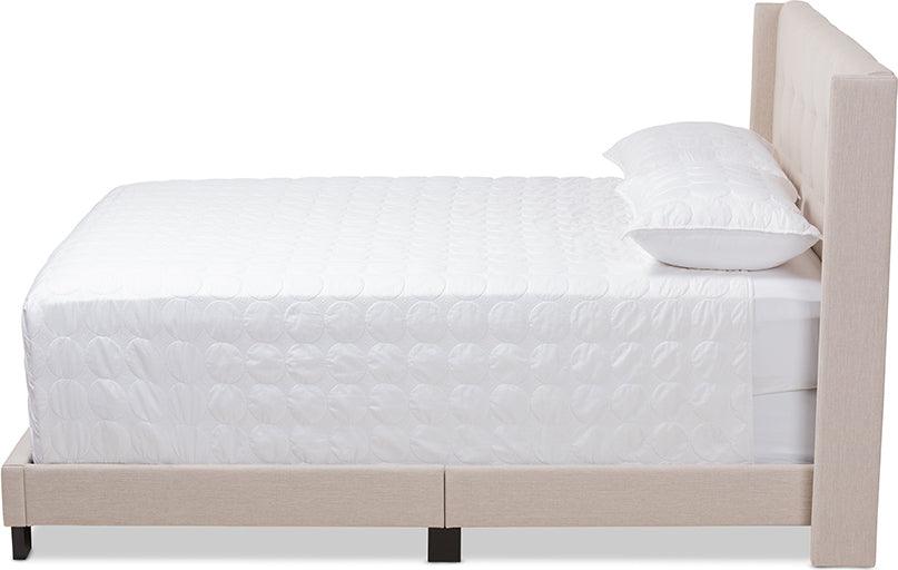 Wholesale Interiors Beds - Lisette Full Bed Beige