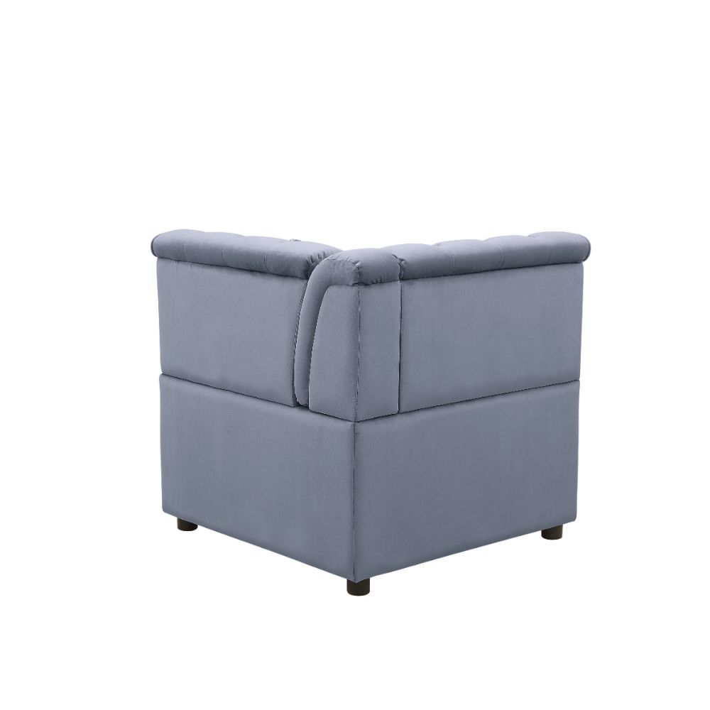 ACME Furniture TV & Media Units - Bois II Modular - Wedge, Gray Velvet