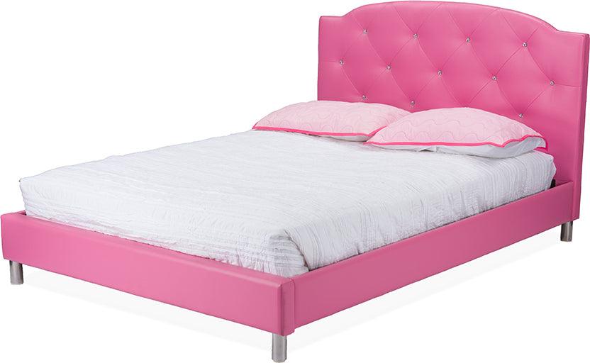 Wholesale Interiors Beds - Canterbury Queen Bed Pink