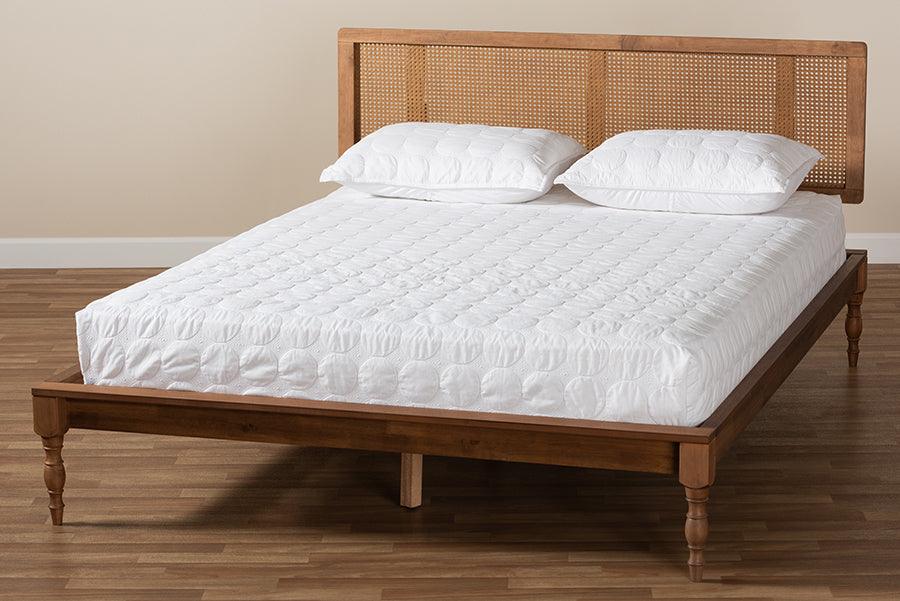 Wholesale Interiors Beds - Romy King Bed Ash walnut