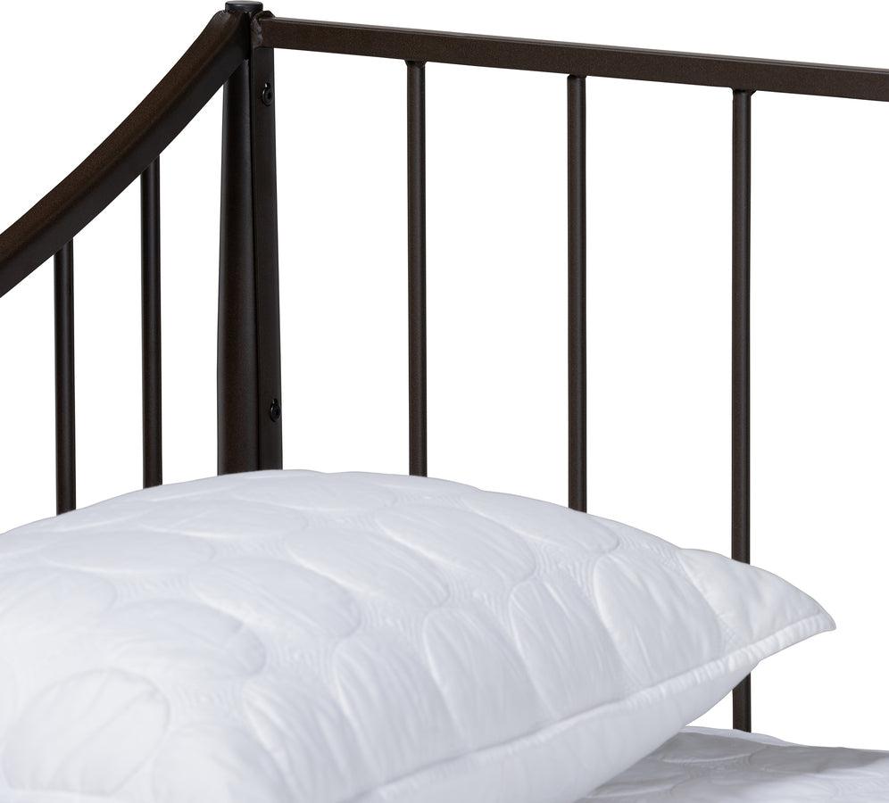 Wholesale Interiors Daybeds - Rupert Vintage Industrial Black Metal Daybed