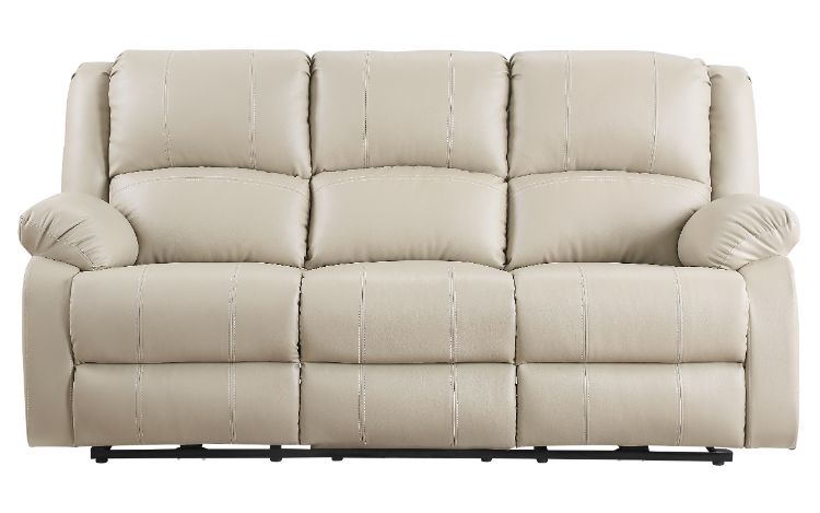 ACME Furniture Sofas & Couches - ACME Zuriel Power Motion Sofa, Beige PU