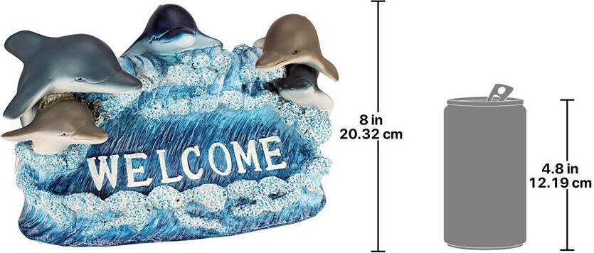 Design Toscano Garden Lovers Gifts - Dolphin Welcome Sign