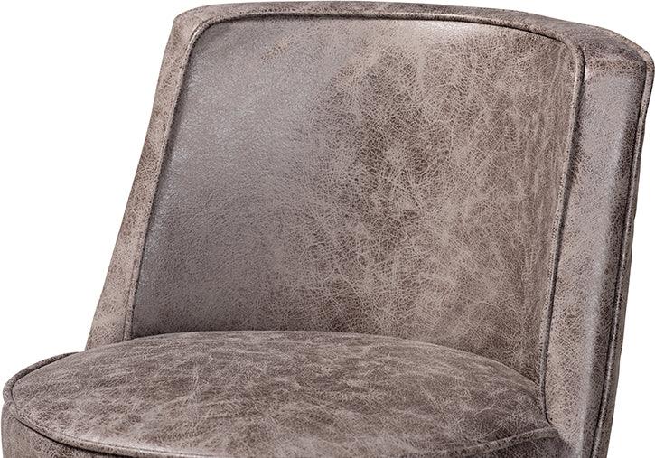 Wholesale Interiors Barstools - Adams Bar Stool Gray & Walnut Brown