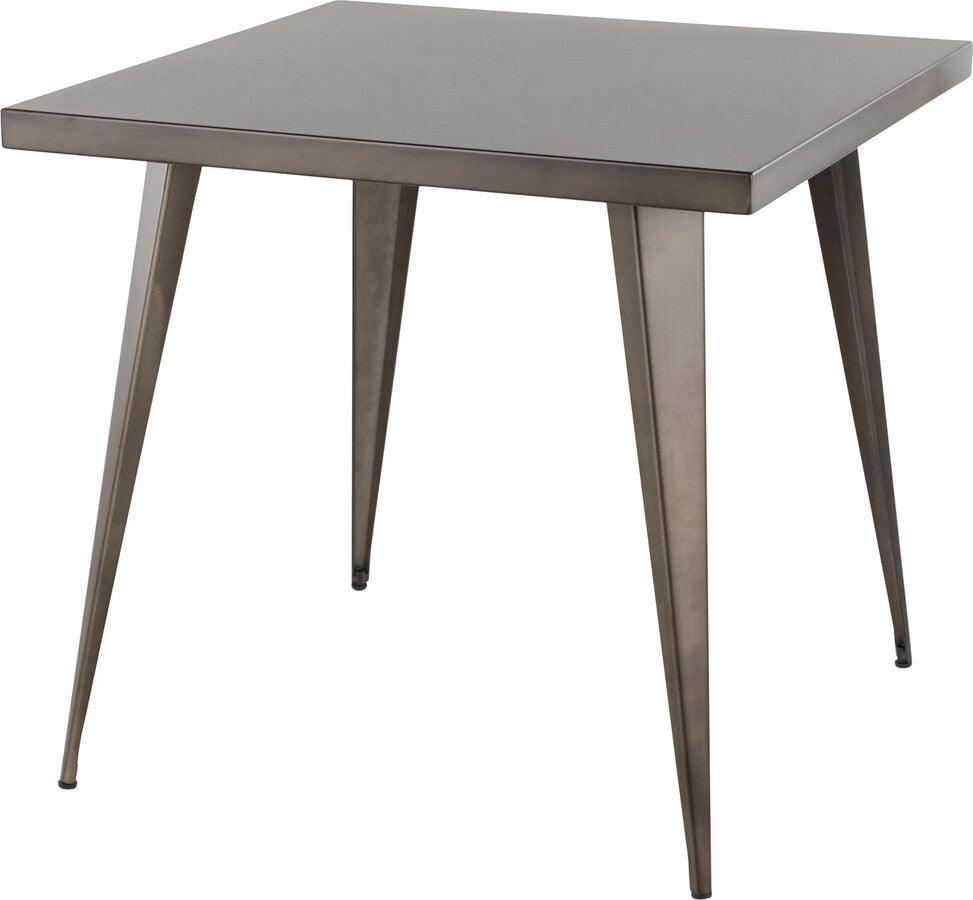 Lumisource Dining Tables - Austin Industrial Dining Table 32" Antique