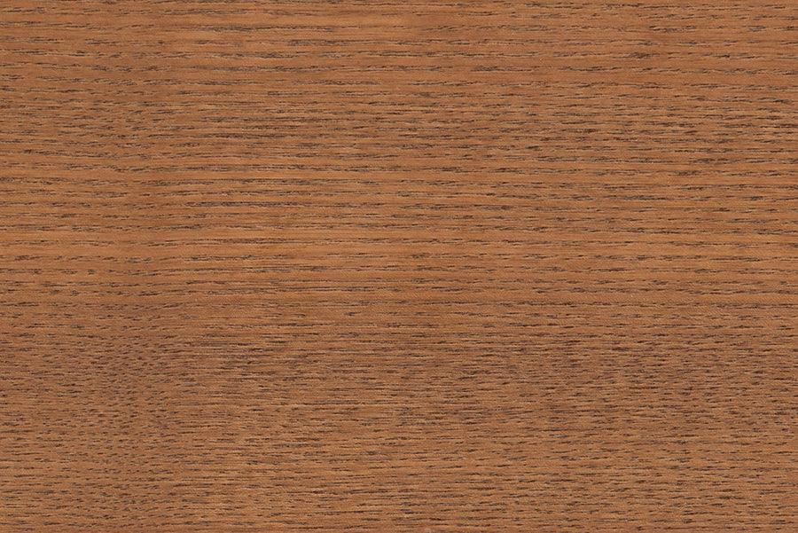 Wholesale Interiors Beds - Ratana Mid-Century Modern Grey Fabric and Brown Wood Full Size Platform Bed